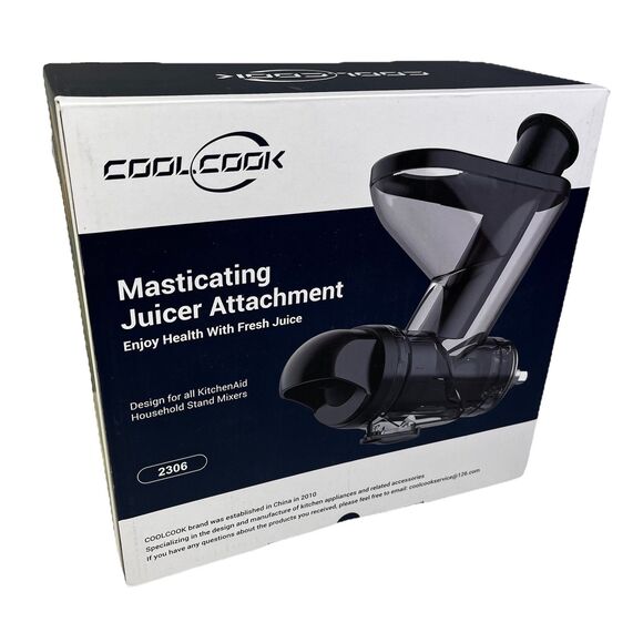 Masticating Juicer Attachment for Kitchenaid Stand Mixer Cool Cook Fresh Juice - Picture 2 of 7